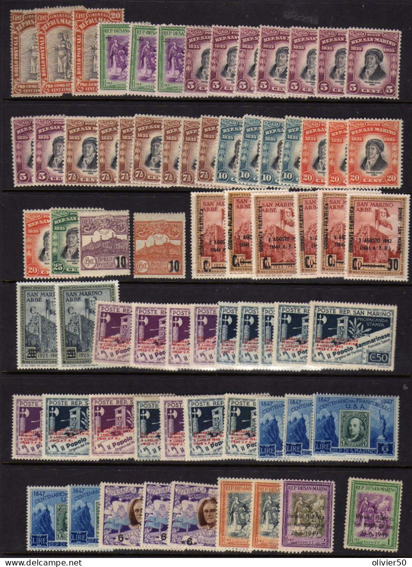 Saint-Marin - Evenements - Sites - Celebrites - Neufs**/* - Unused Stamps