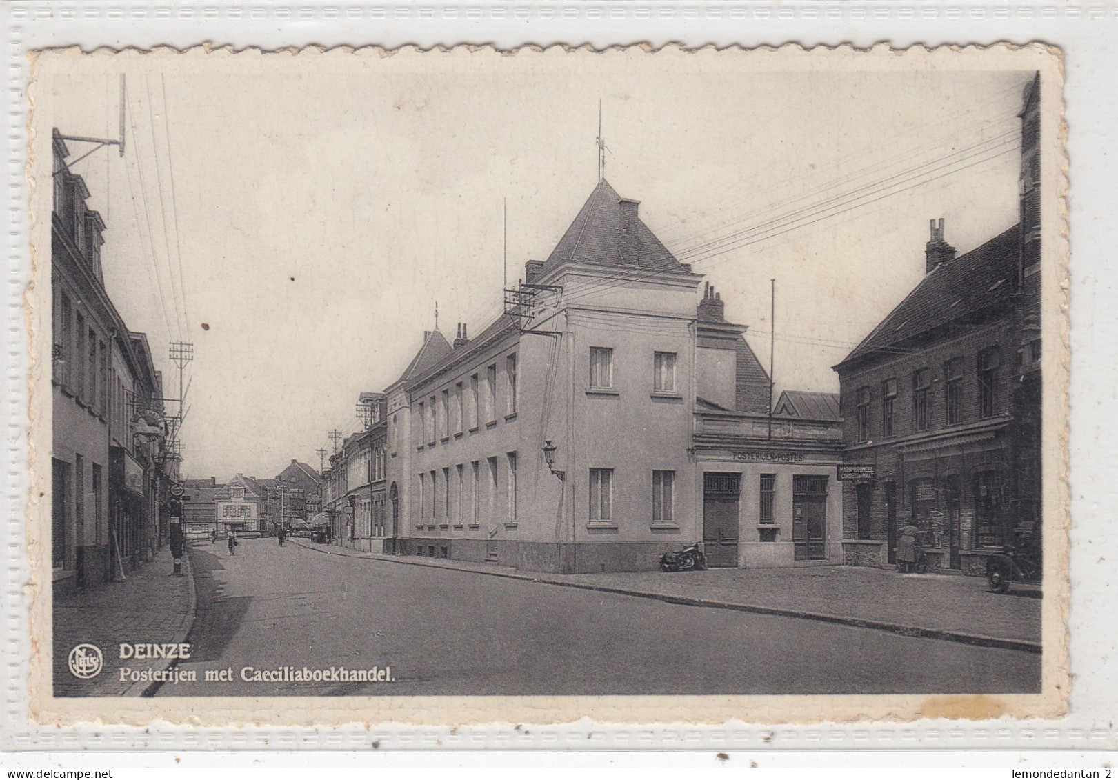 Deinze. Posterijen Met Caeciliaboekhandel. * - Deinze