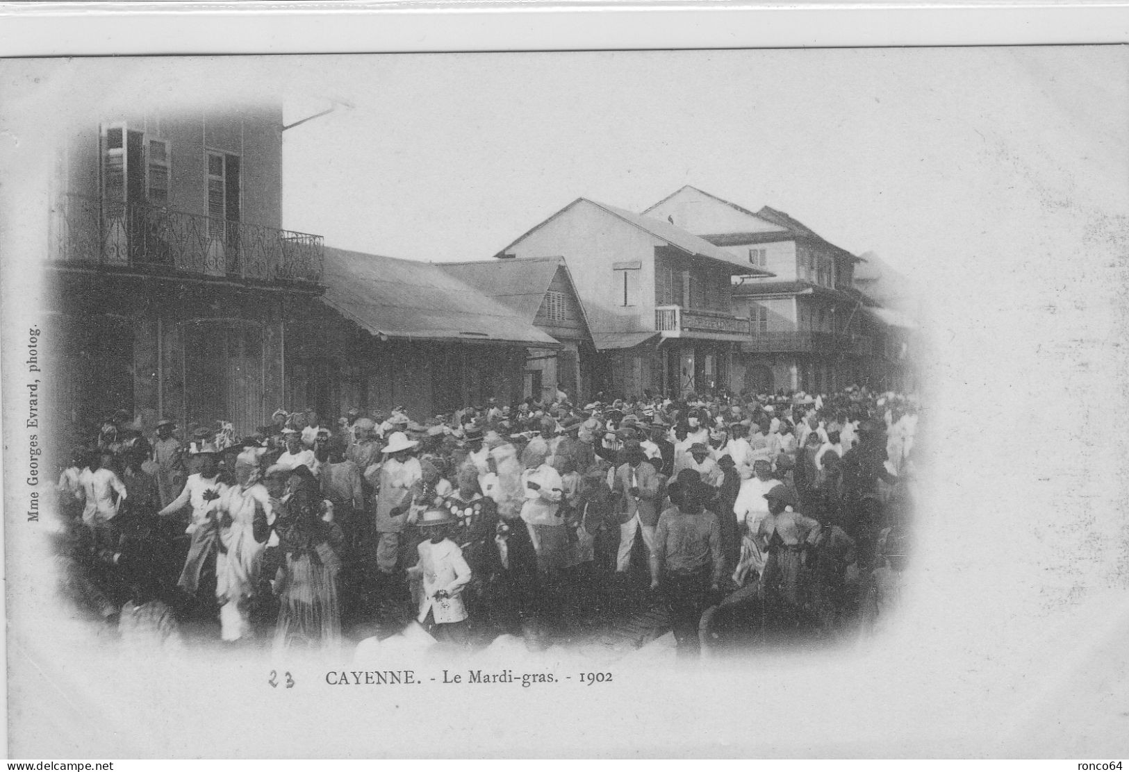 CAYENNE, Le Mardi Gras 1902. - Cayenne
