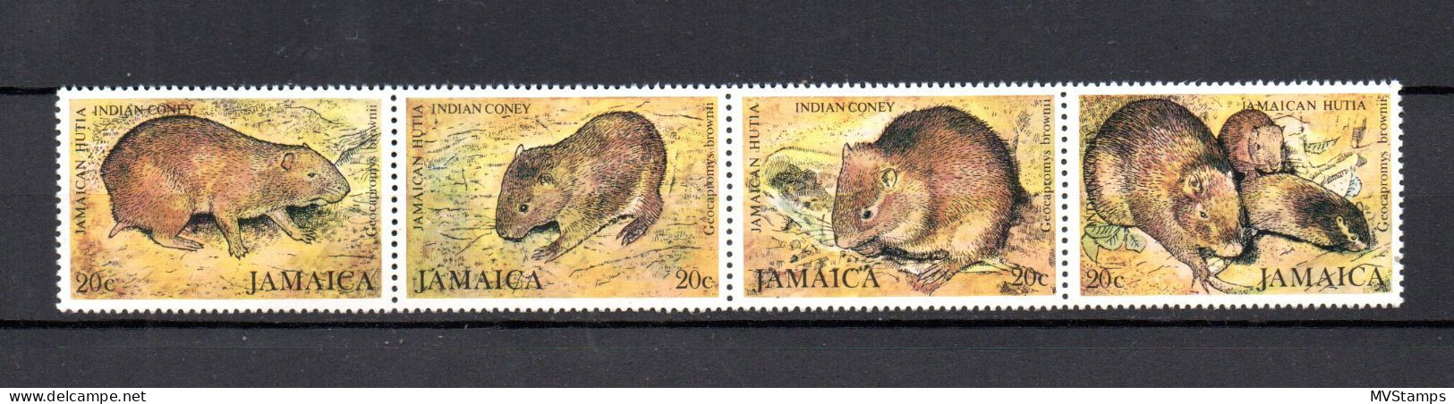 Jamaica 1981 Set Rats/Nature Stamps (Michel 500/03) MNH - Jamaica (1962-...)