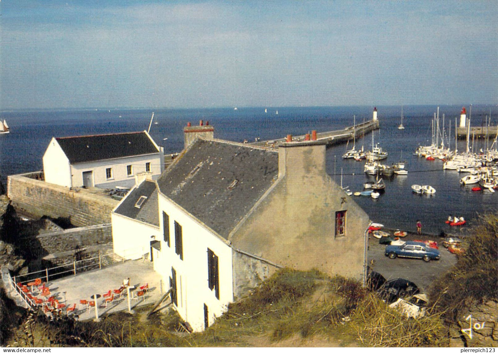 56 - Ile De Groix - Vue Au Dessus Du Port - Groix