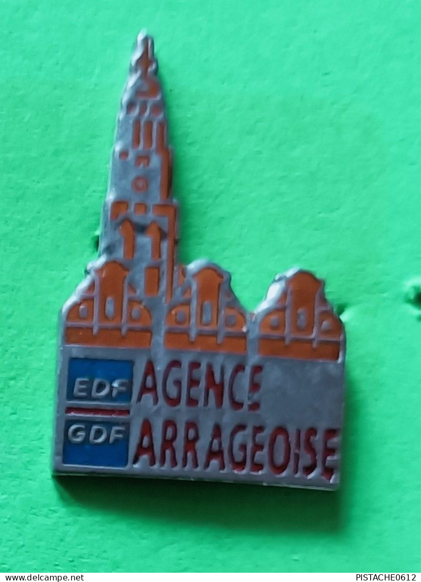 Pin's EDF-GDF Agence Arrageoise - EDF GDF