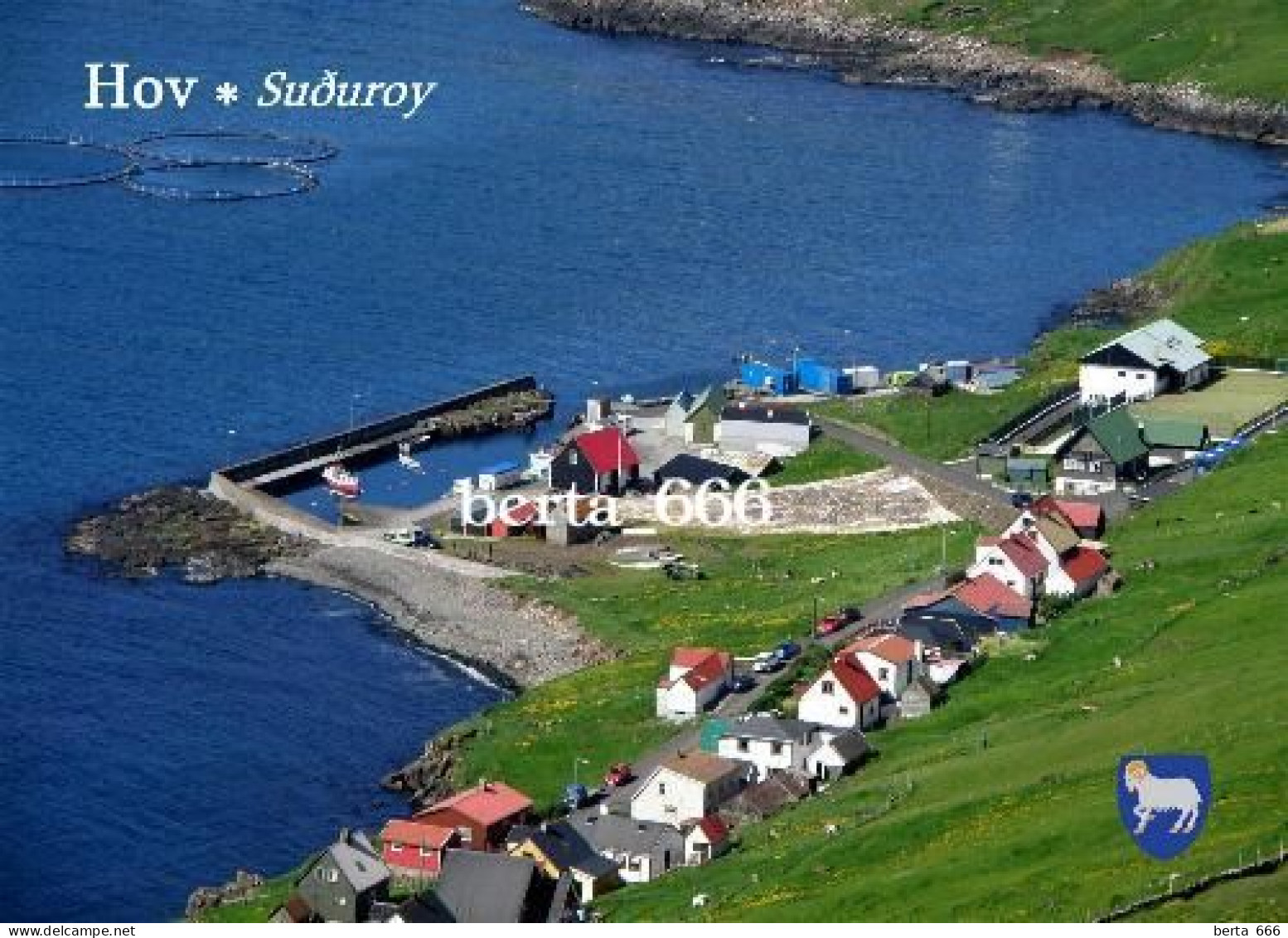 Faroe Islands Suduroy Hov New Postcard - Faeröer