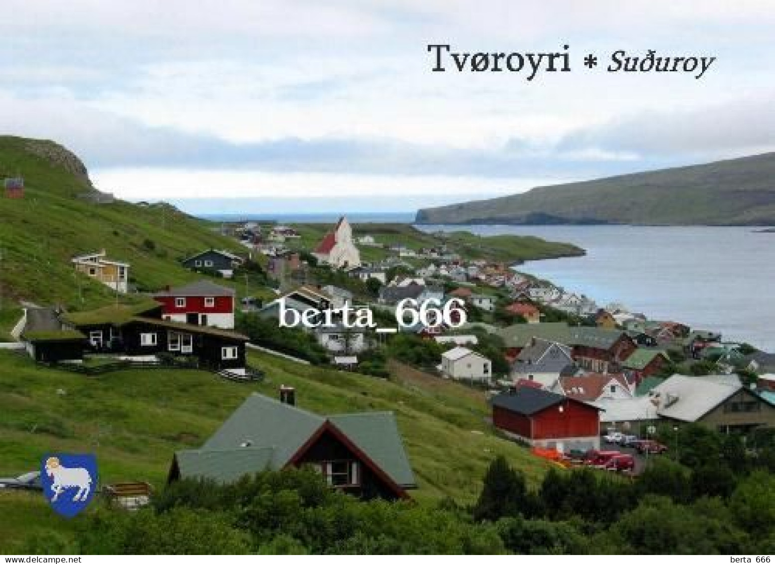 Faroe Islands Suduroy Tvoroyri New Postcard - Féroé (Iles)