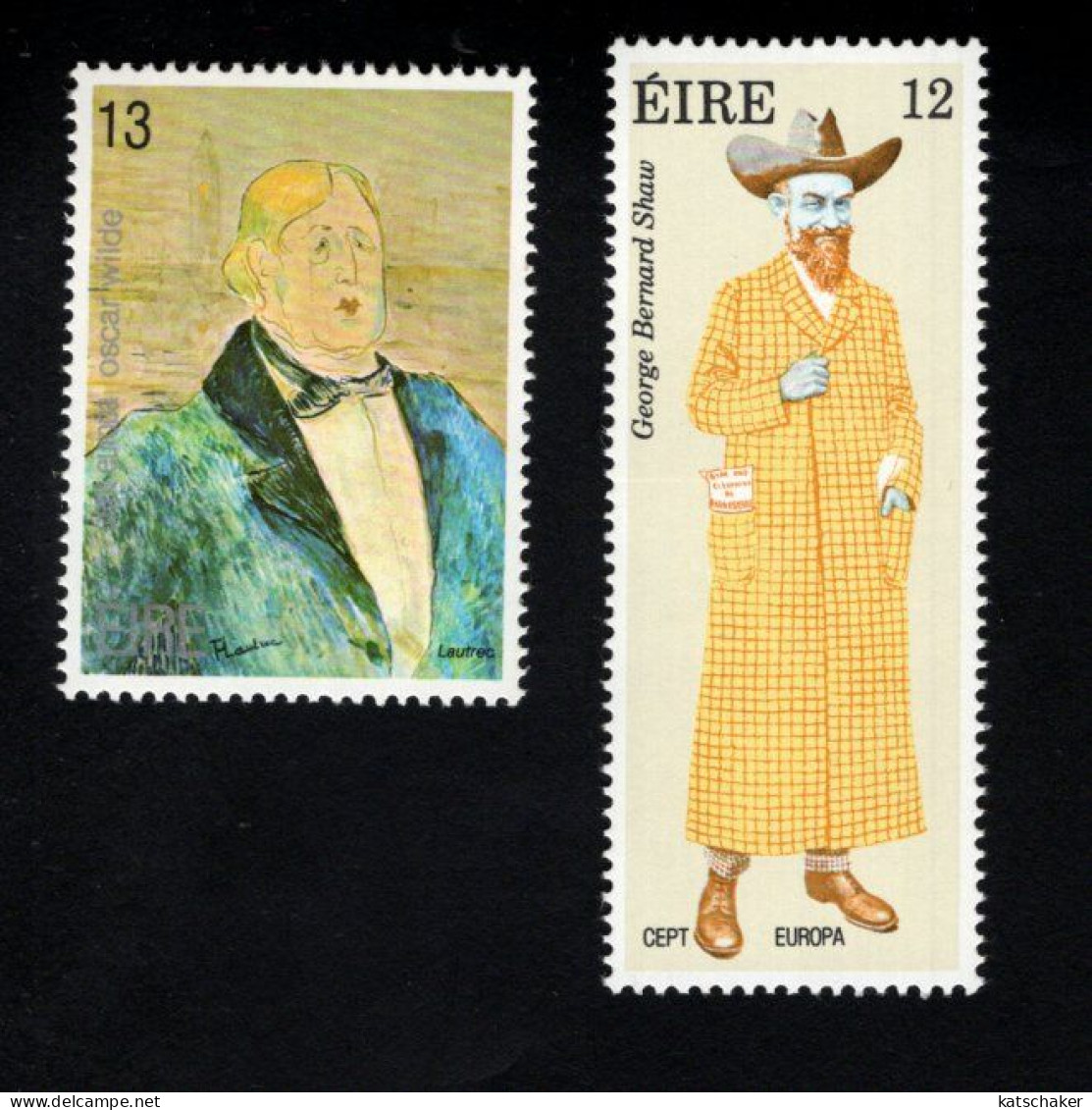 2002478669 1980 SCOTT 478 479 (XX) POSTFRIS  MINT NEVER HINGED - EUROPA ISSUE - FAMOUS MEN - Ongebruikt