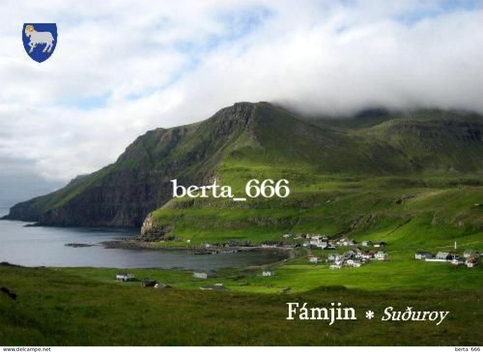 Faroe Islands Suduroy Famjin New Postcard - Faroe Islands