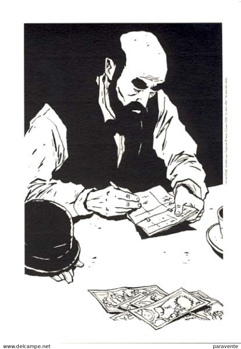 CHABOUTE Exlibris Vent D'ouest Pour LANDRU - Illustratori A - C