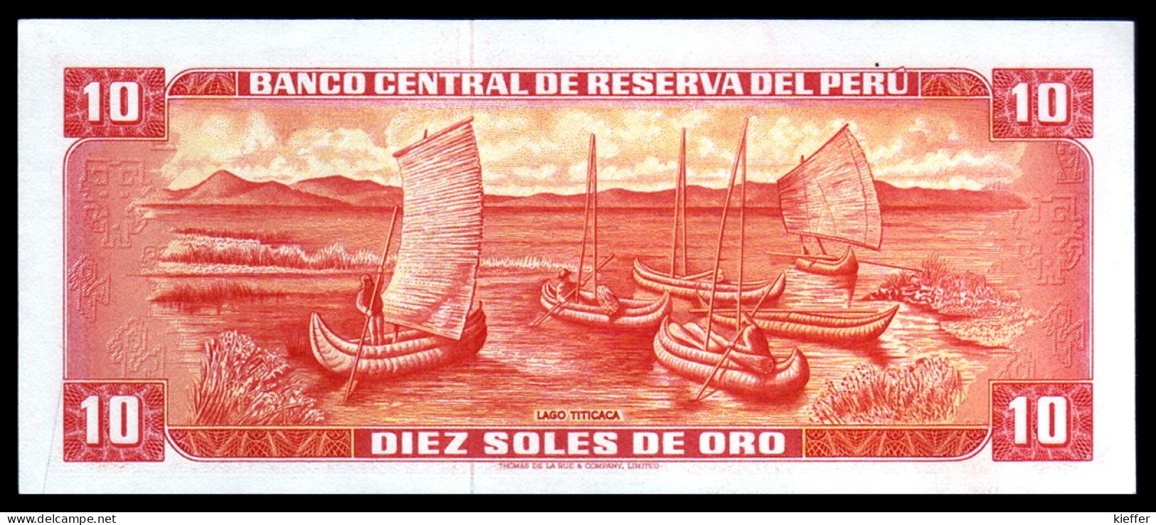 PEROU - 10 Soles De Oro - 1970 - P100b - UNC - Peru