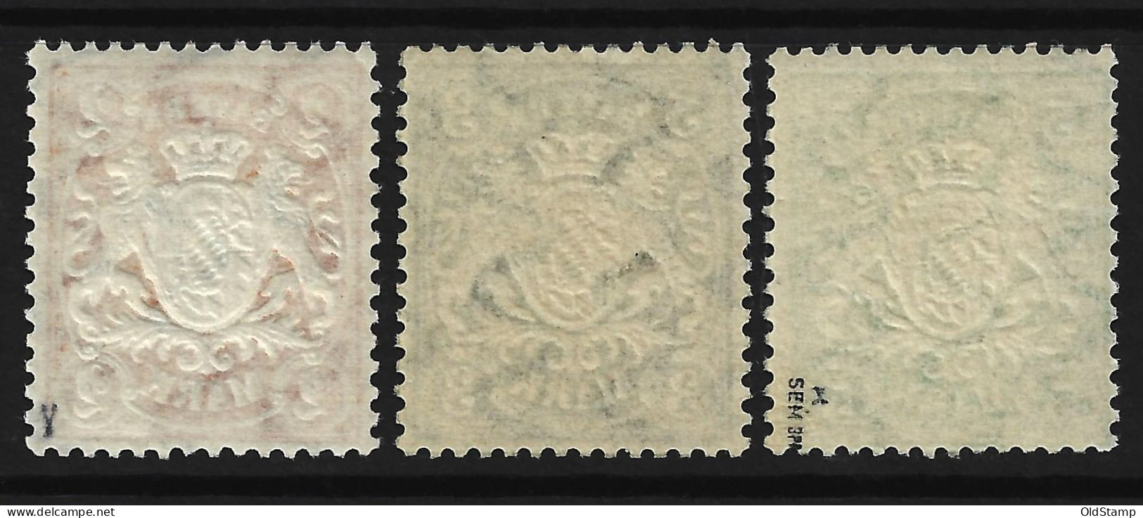 BAYERN 1890 Mi.# 64, 69-70 MNH ** BPP Signed Postfrisch / Allemagne Alemania Altdeutschland Old Germany - Nuovi