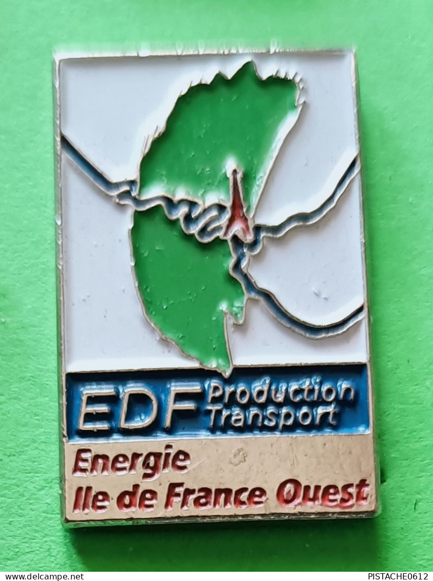 Pin's EDF Production Transport Energie Ile De France Ouest - EDF GDF