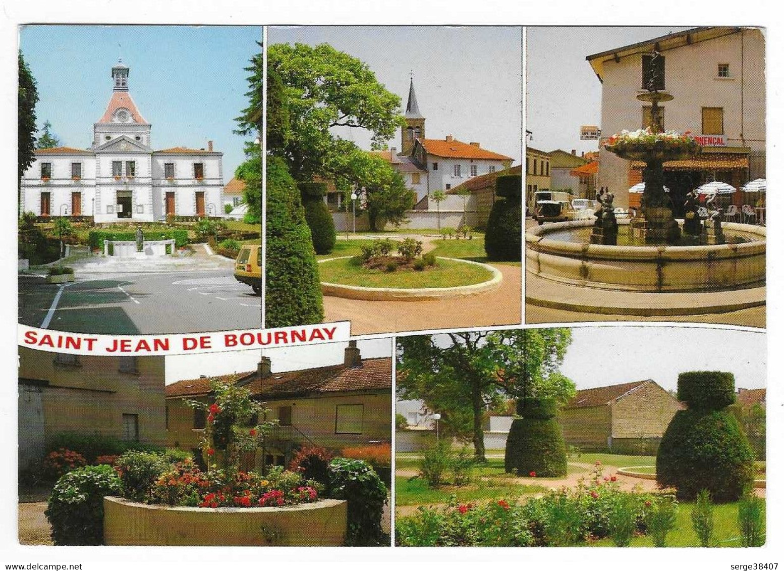 Saint Jean De Bournay - 1996 - Café Bar "Le Provencal" - Fontaine - N° 26027  # 10-23/14 - Saint-Jean-de-Bournay