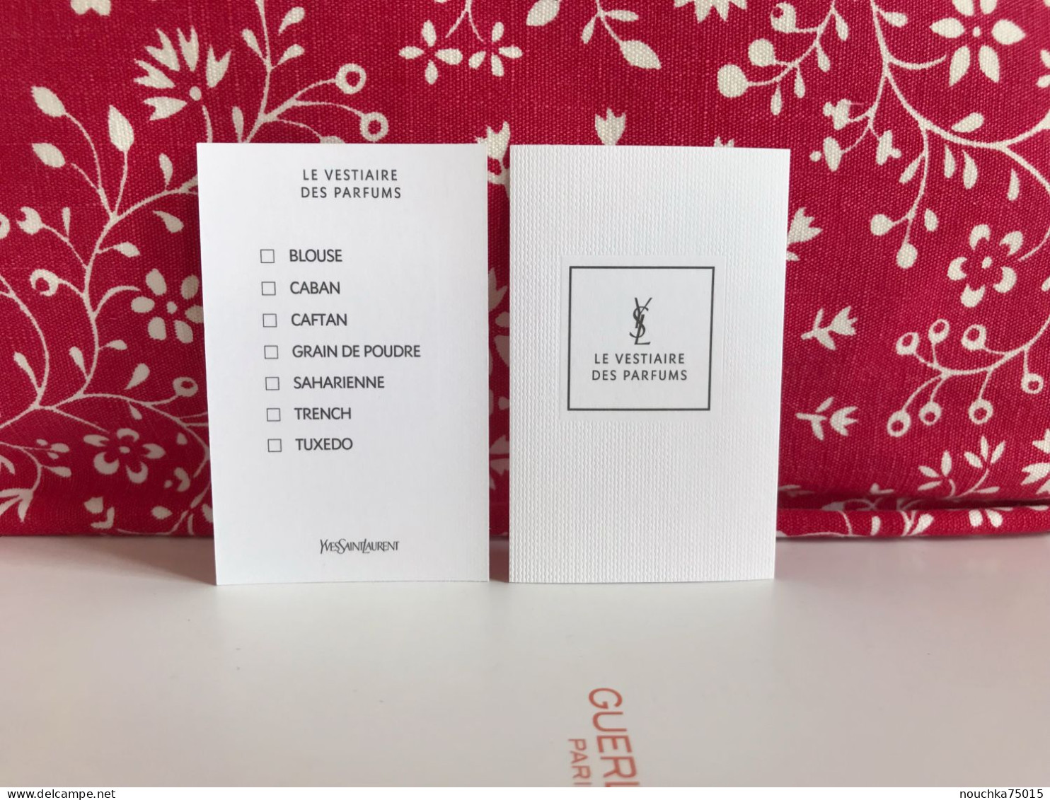 YSL (Yves Saint Laurent) - Le Vestiaire Des Parfums, Collection D'origine, Carte Multichoix (début De Collection) - Profumeria Moderna (a Partire Dal 1961)