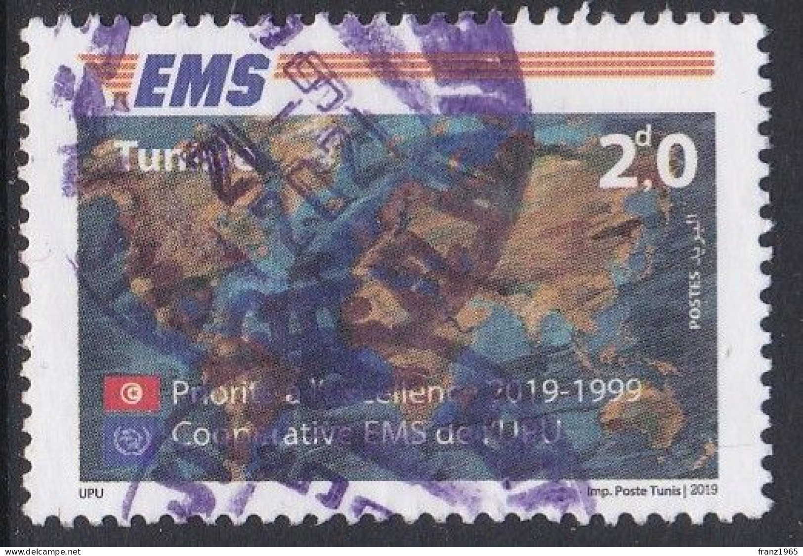 20 Years EMS Co-operation - 2019 - Tunisia (1956-...)