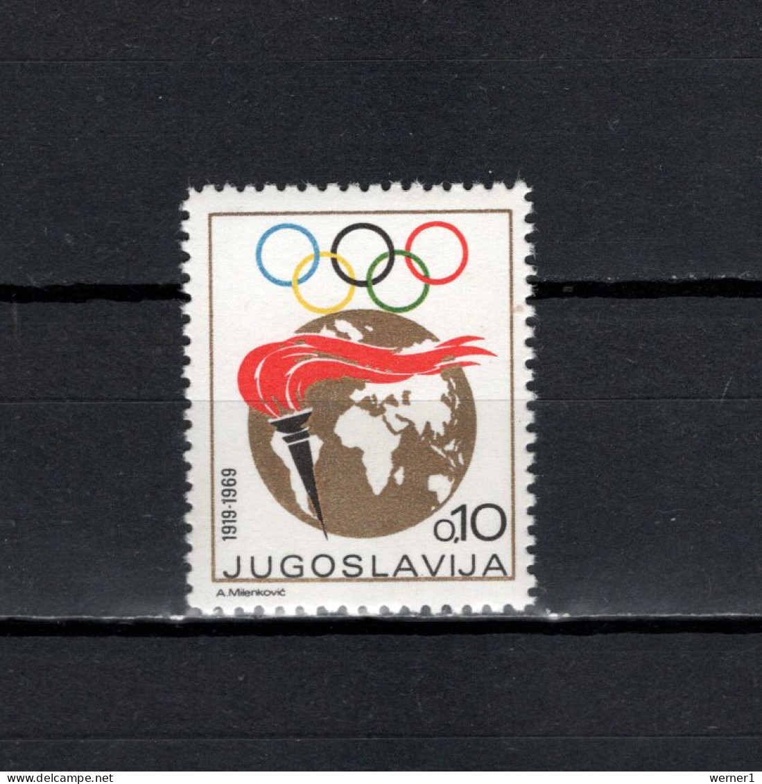 Yugoslavia 1969 Olympic Games Stamp MNH - Verano 1972: Munich