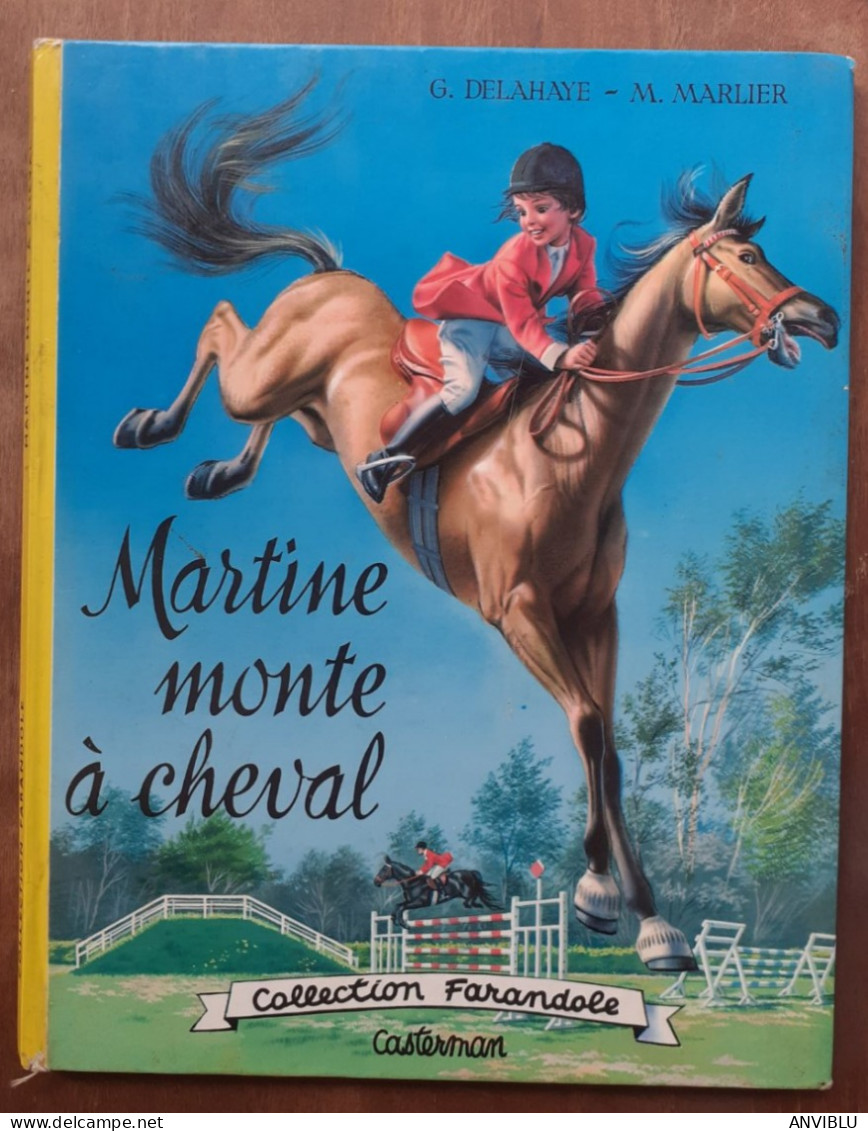 1966 MARTINE MONTE A CHEVAL  EDITION FARANDOLE G.DELAHAYE M.MARLIER - Entiers Postaux