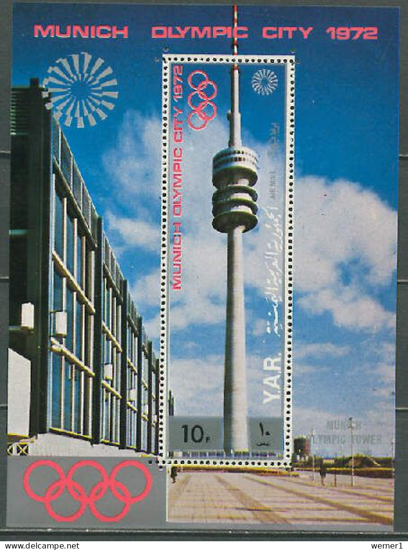 Yemen Arab Republic 1970 Olympic Games Munich S/s MNH - Sommer 1972: München