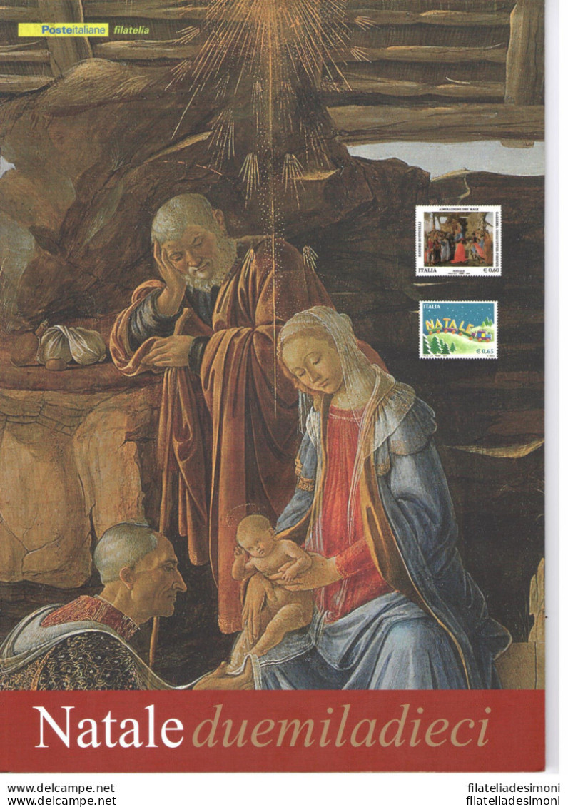 2010 Italia - Repubblica , Folder - Natale N° 246 MNH** - Presentation Packs