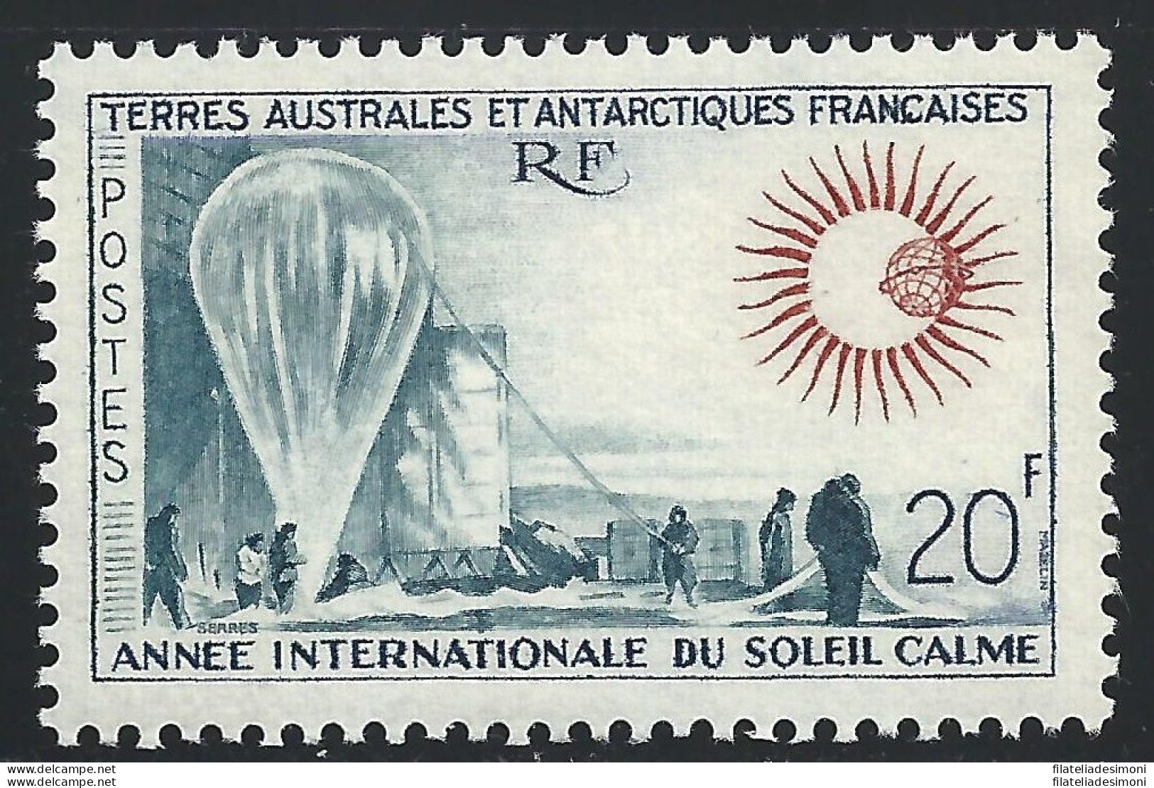 1963  ANTARTICO FRANCESE - Yvert N° 21  MNH** - Other & Unclassified