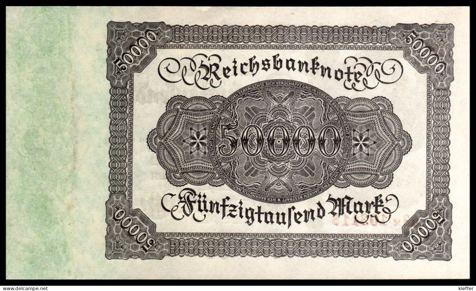 DEUTSCHLAND - ALLEMAGNE - 50000 Mark Reichsbanknote - 1922 - P79 - UNC/NEUF - 50.000 Mark