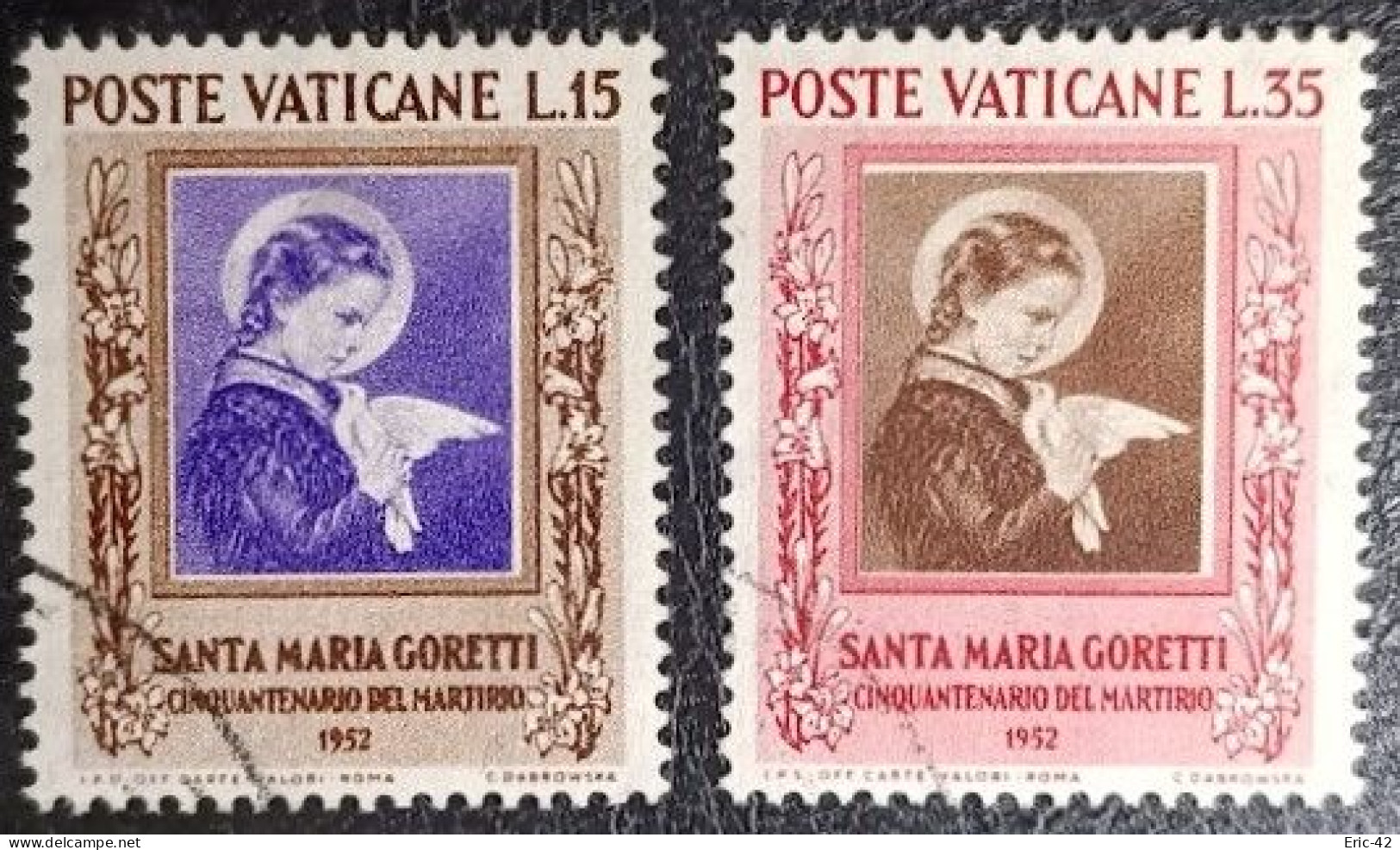 VATICAN. Y&T N°174/175. USED. T.B... - Usados