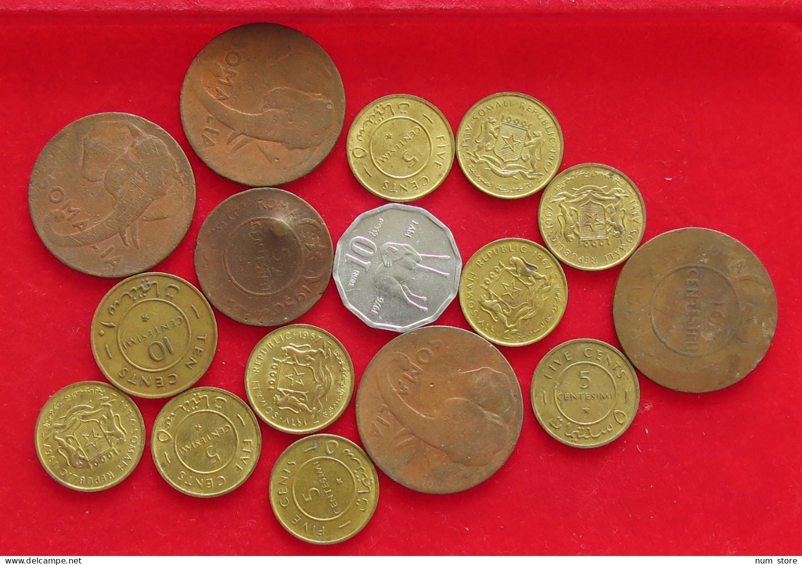 COLLECTION LOT SOMALIA 16PC 73G #xx40 1870 - Somalië