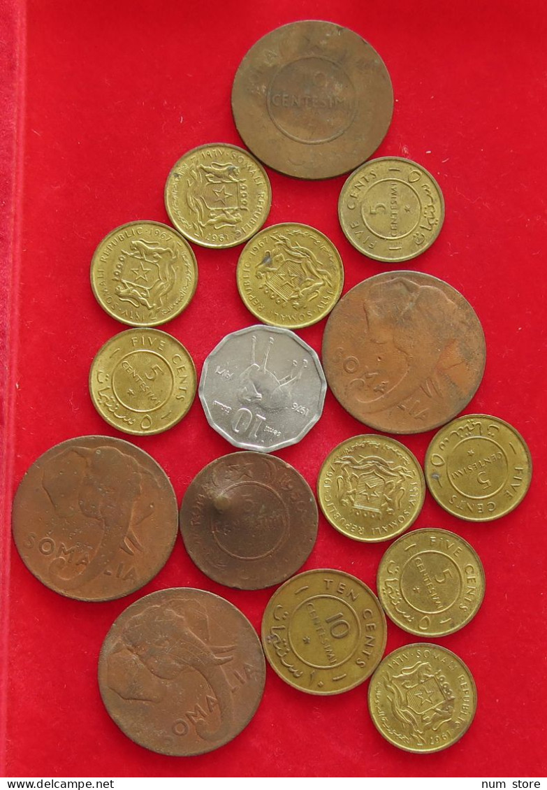 COLLECTION LOT SOMALIA 16PC 73G #xx40 1870 - Somalië