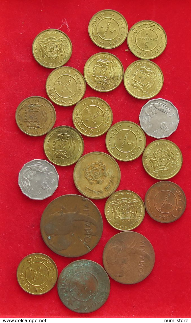 COLLECTION LOT SOMALIA 20PC 63G #xx40 1867 - Somalië