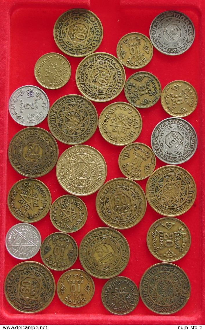 COLLECTION LOT MOROCCO 26PC 123G #xx40 1990 - Marocco