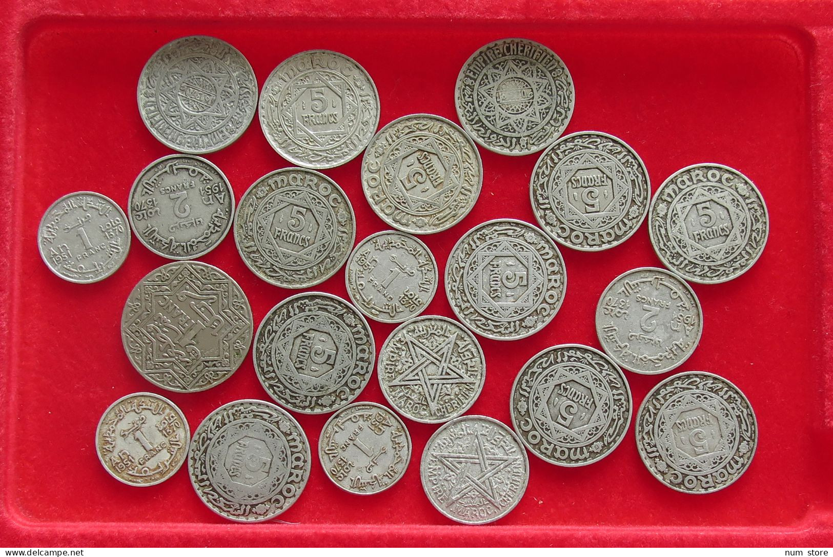 COLLECTION LOT MOROCCO 21PC 38G #xx40 1991 - Maroc