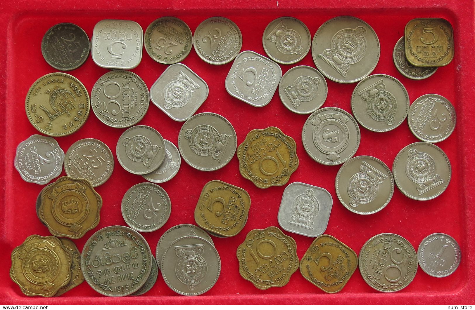 COLLECTION LOT CEYLON SRI LANKA 40PC 131G #xx40 1869 - Sri Lanka