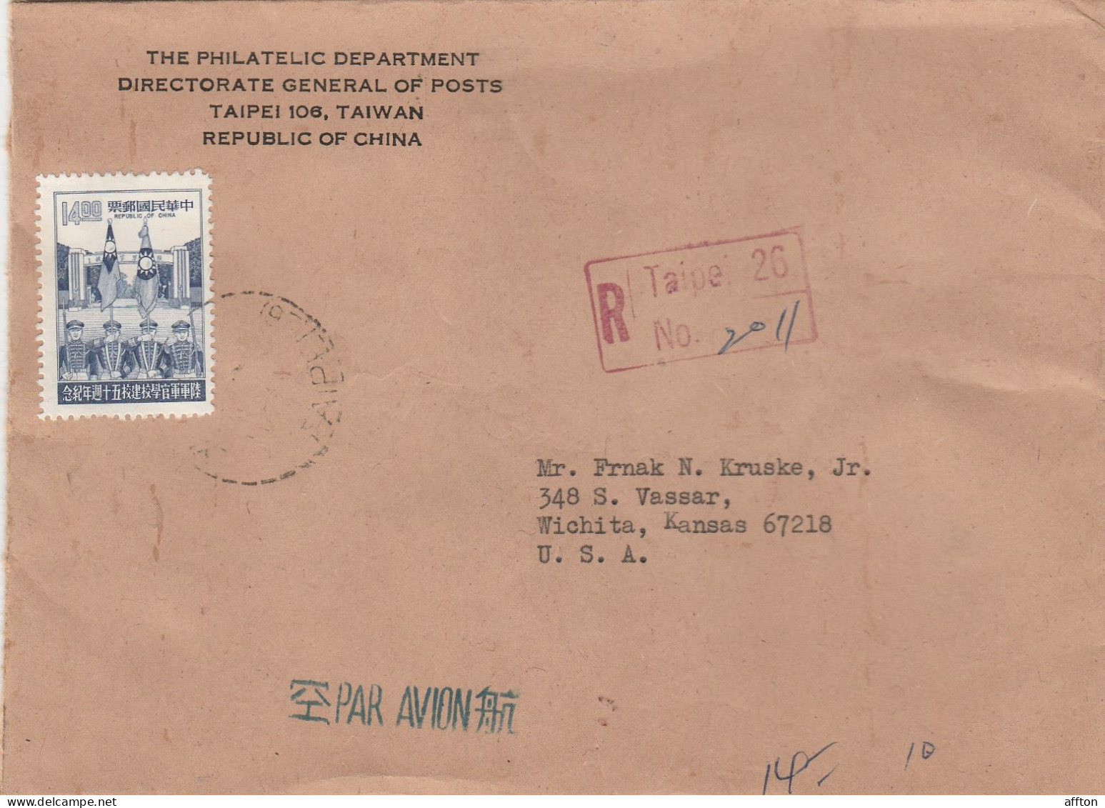 Taiwan Old Cover - Cartas & Documentos