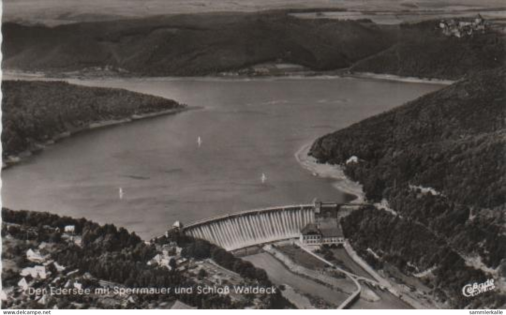 4222 - Waldeck - Mit Sperrmauer - 1959 - Waldeck