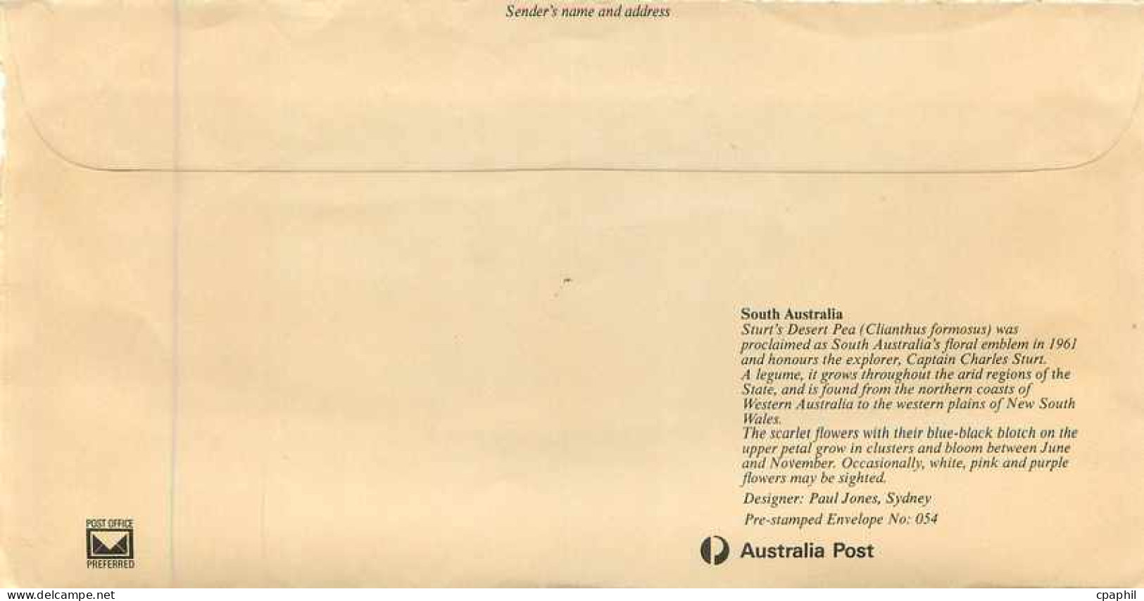 Postal Stationary Australia 1982 Fleurs - Lettres & Documents