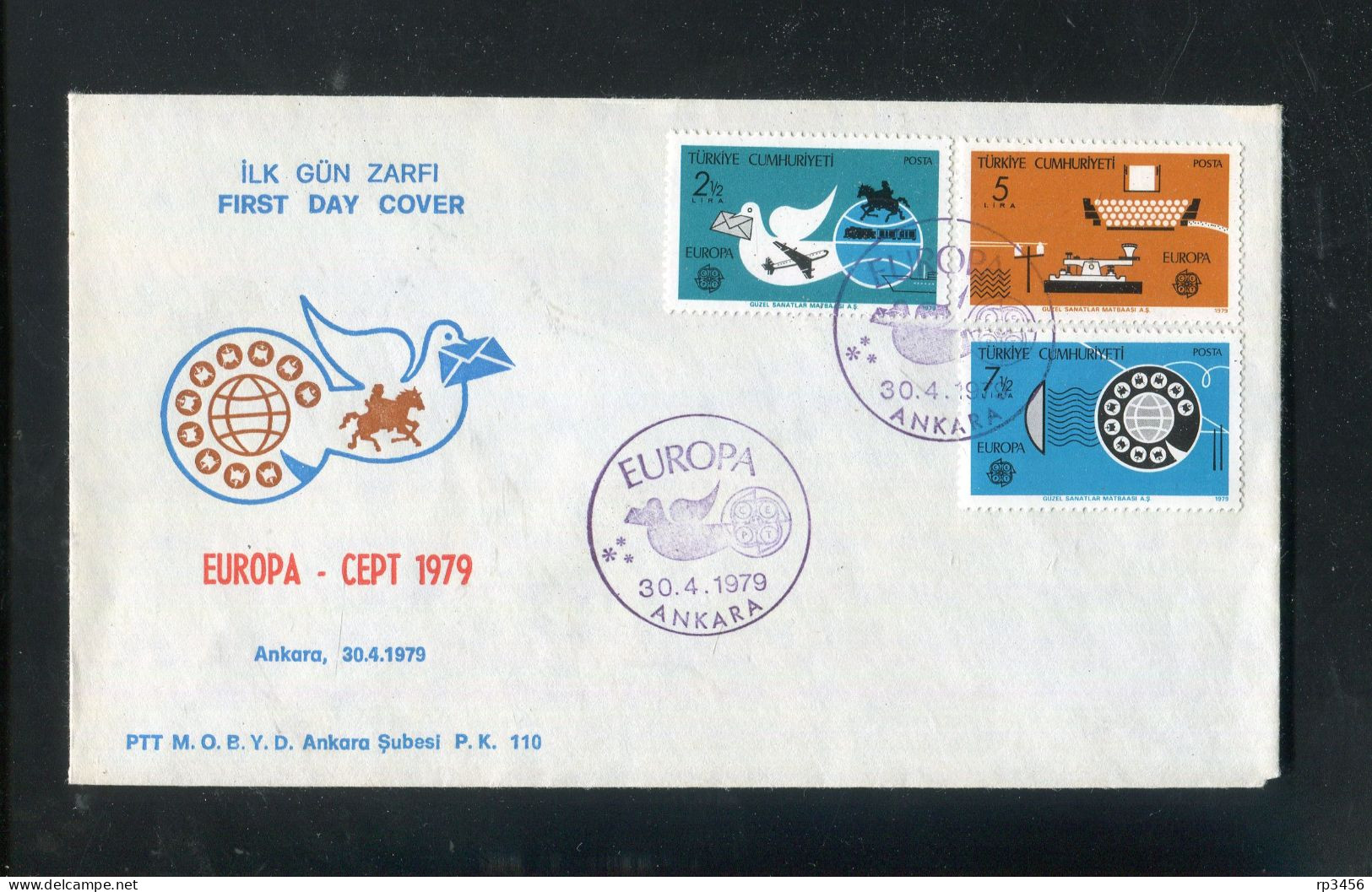 "TUERKEI" 1979, Mi. 2477-2479 FDC (R1021) - FDC