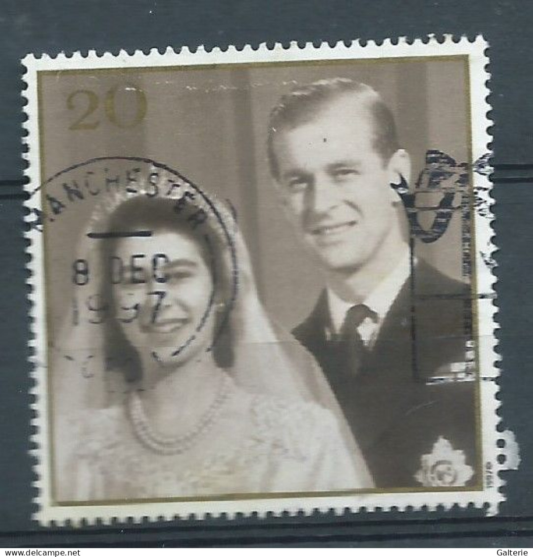 GRANDE BRETAGNE-obl - 1997 - YT N° 2009 - 50e Anniv Du Mariage De La Reine Et Philip - Used Stamps