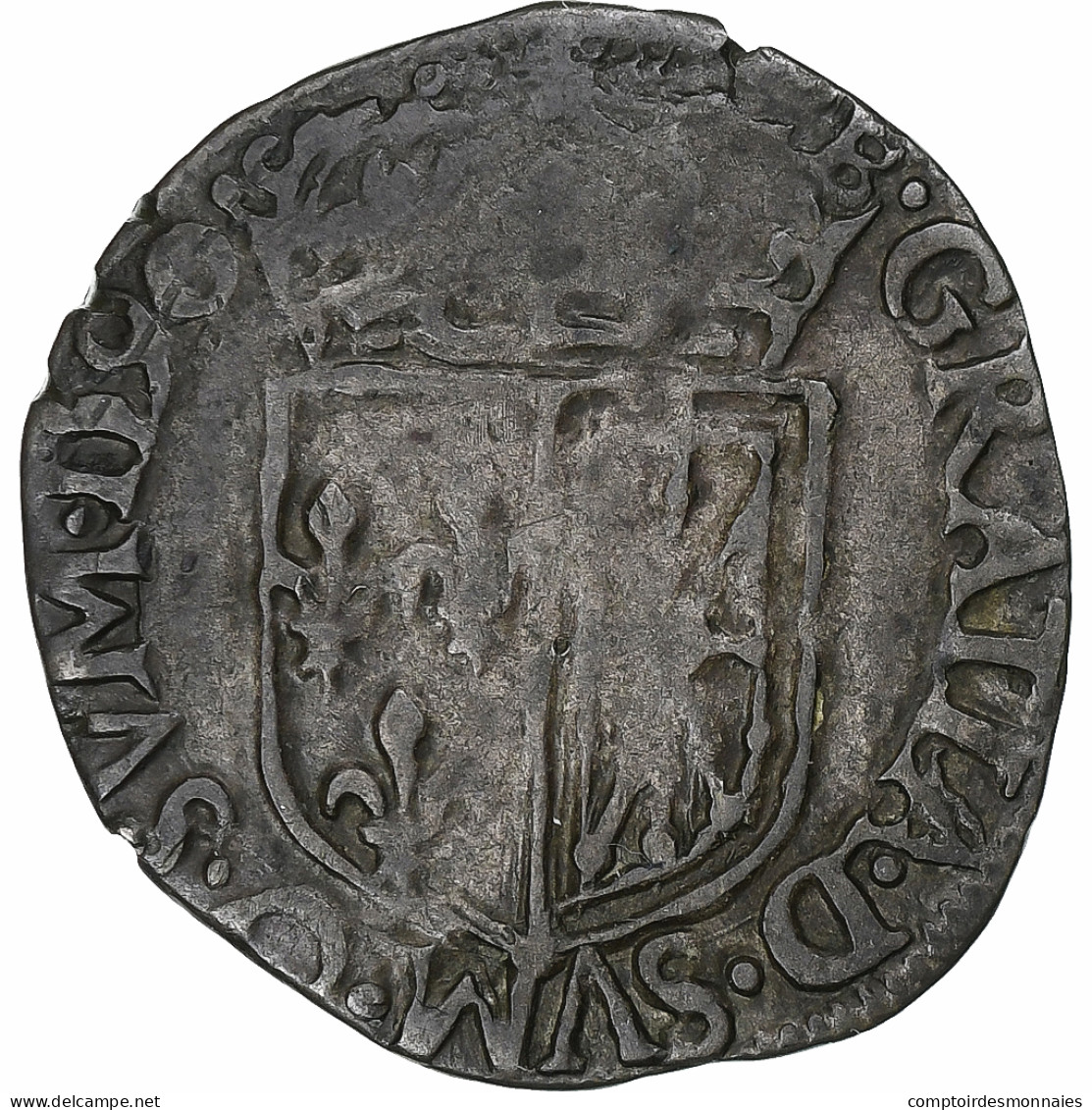 France, Henri IV, Douzain De Navarre, 1590, Saint-Palais, Billon, TTB - 1589-1610 Heinrich IV.