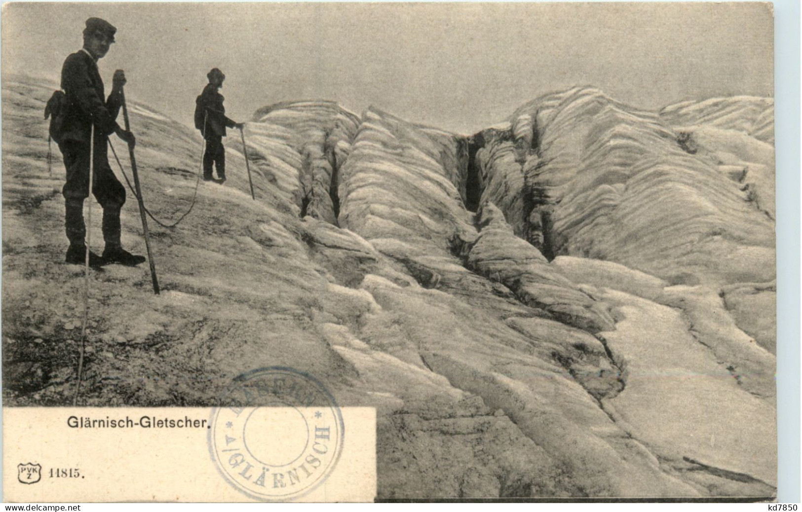 Glärnisch-Gletscher - Bergsteiger - Mountaineering, Alpinism