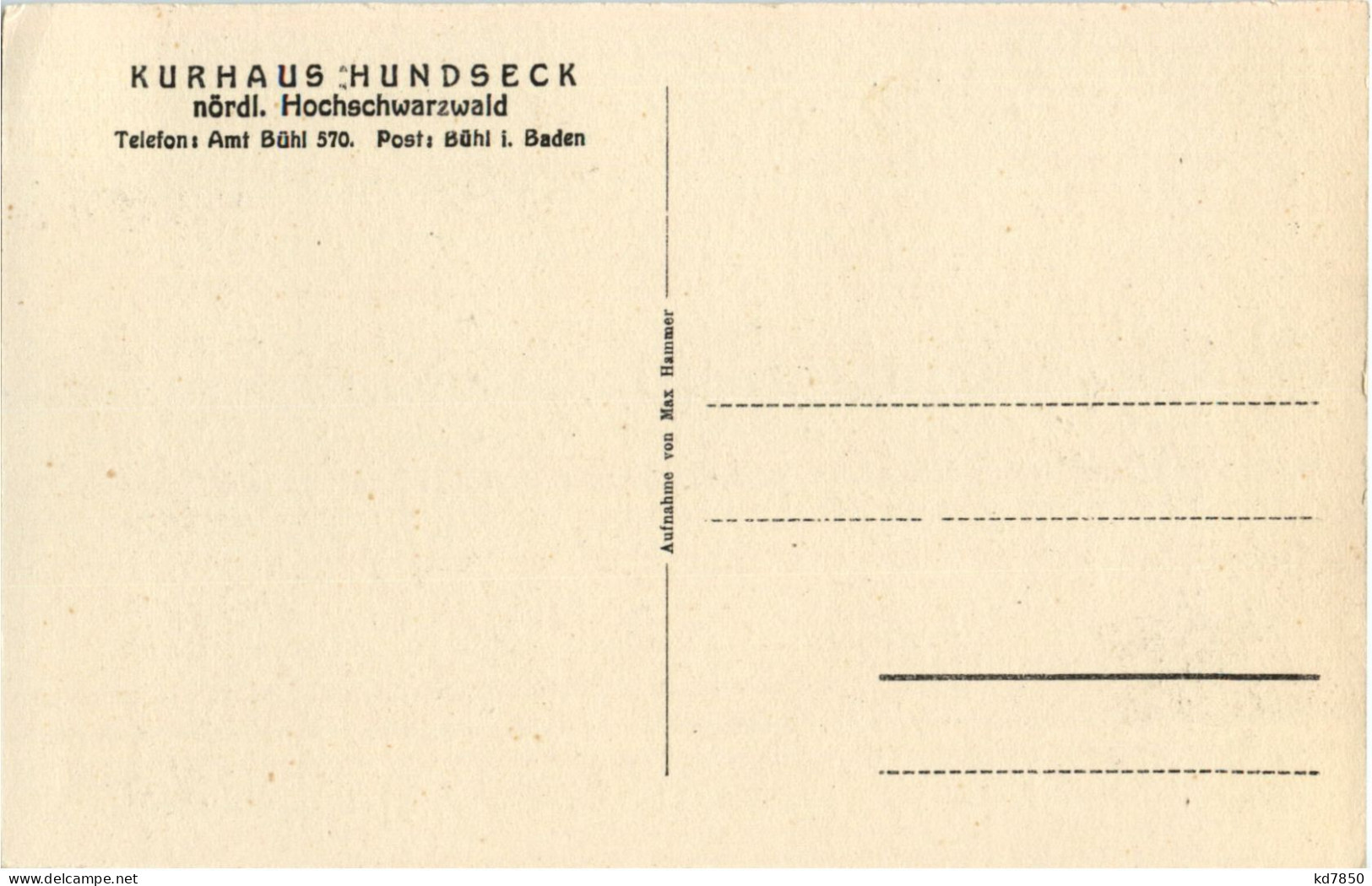 Kurhaus Hundseck - Bühl In Baden - Bühl