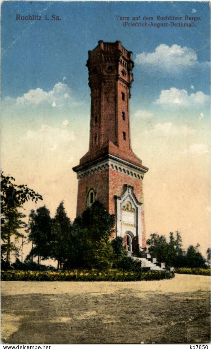 Rochlitz In Sachsen - Turm Auf Dem Rochlitzer Berge - Rochlitz