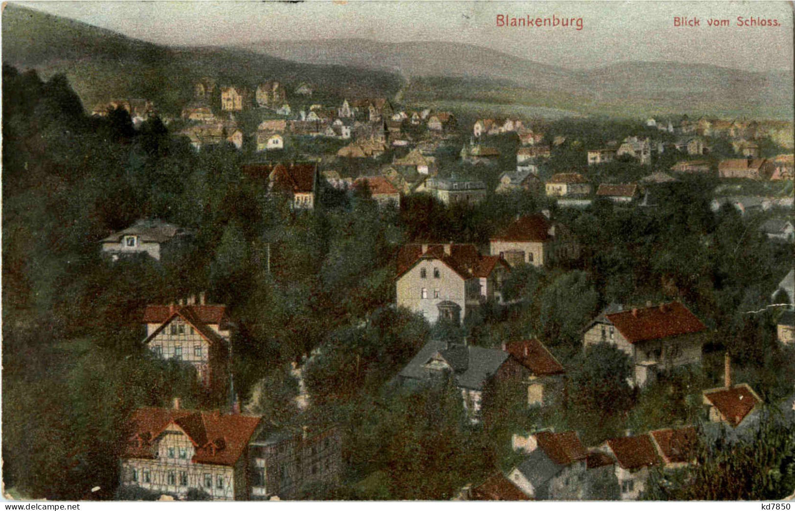 Blankenburg - Blick Vom Schloss - Blankenburg