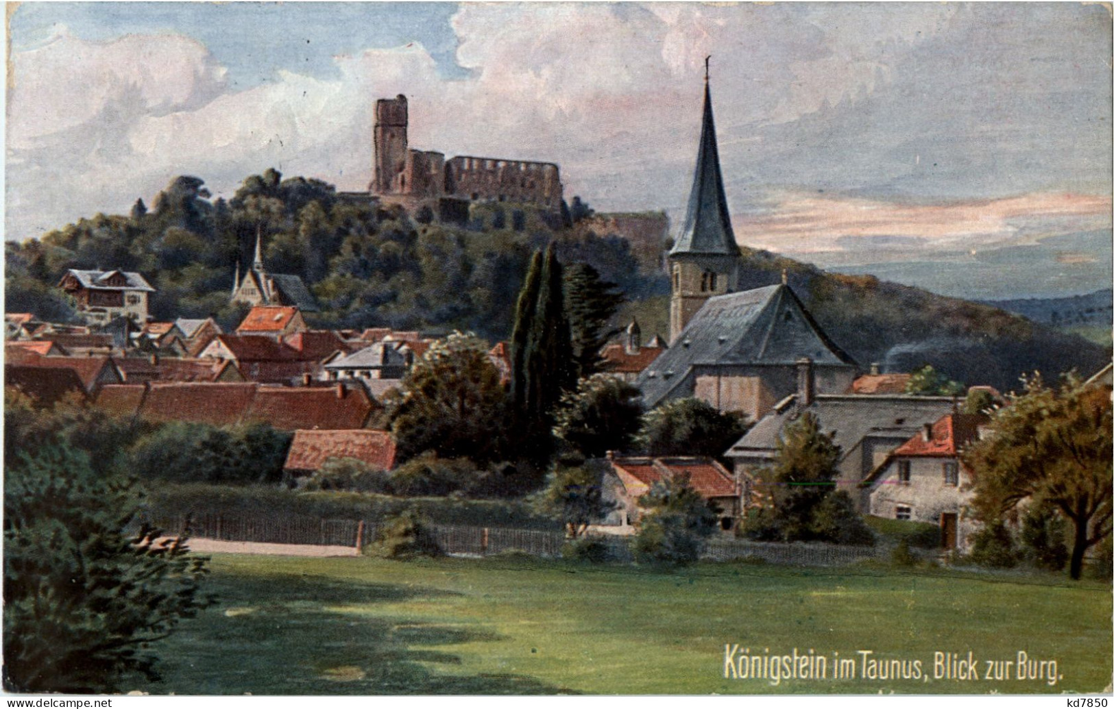 Königstein Im Taunus - Blick Zur Burg - Koenigstein