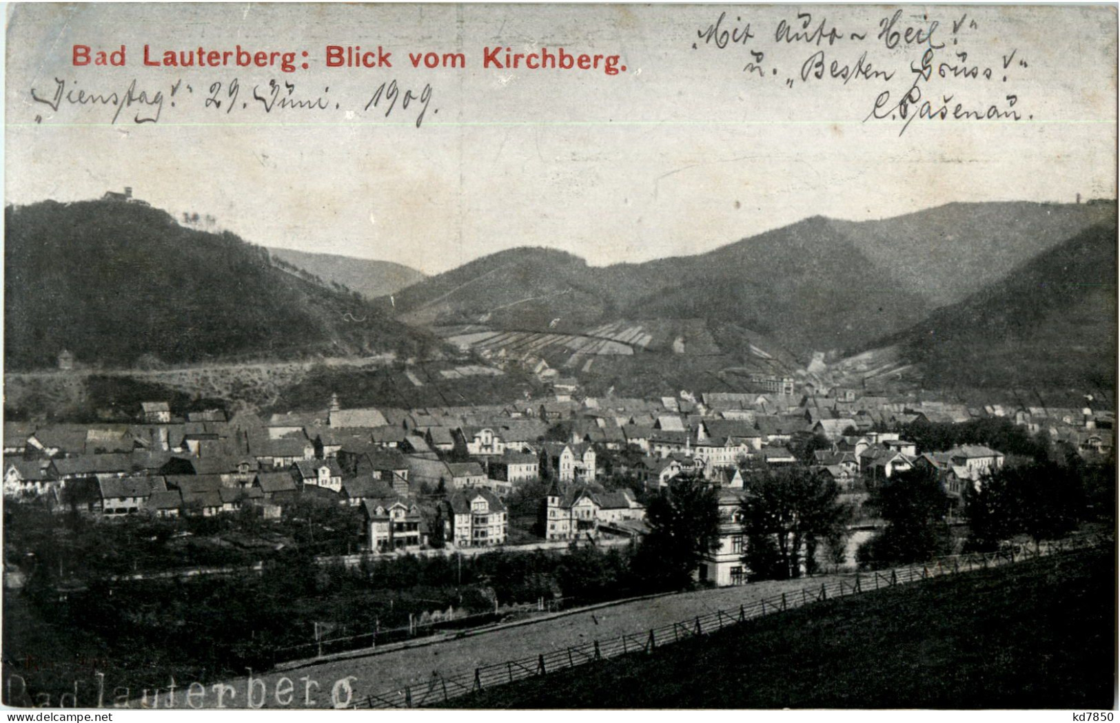 Bad Lauterberg - Blick Vom Kirchberg - Bad Lauterberg