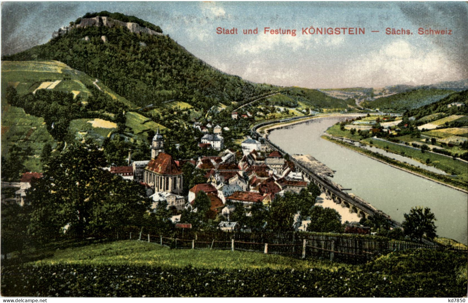 Stadt Und Festung Königstein - Koenigstein (Saechs. Schw.)