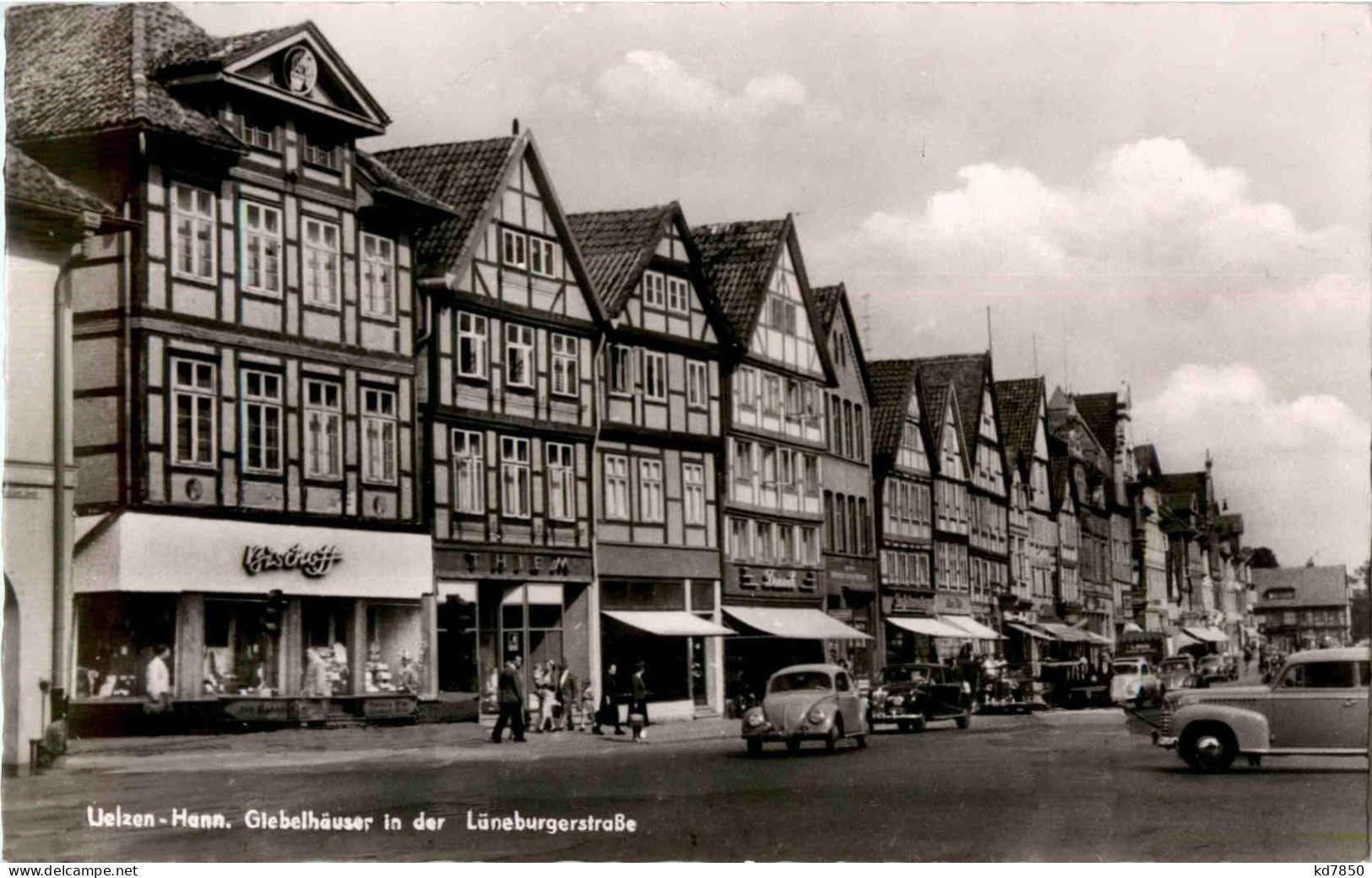 Uelzen-Hann. - Giebelhäuser In Der Lüneburgerstrasse - Uelzen