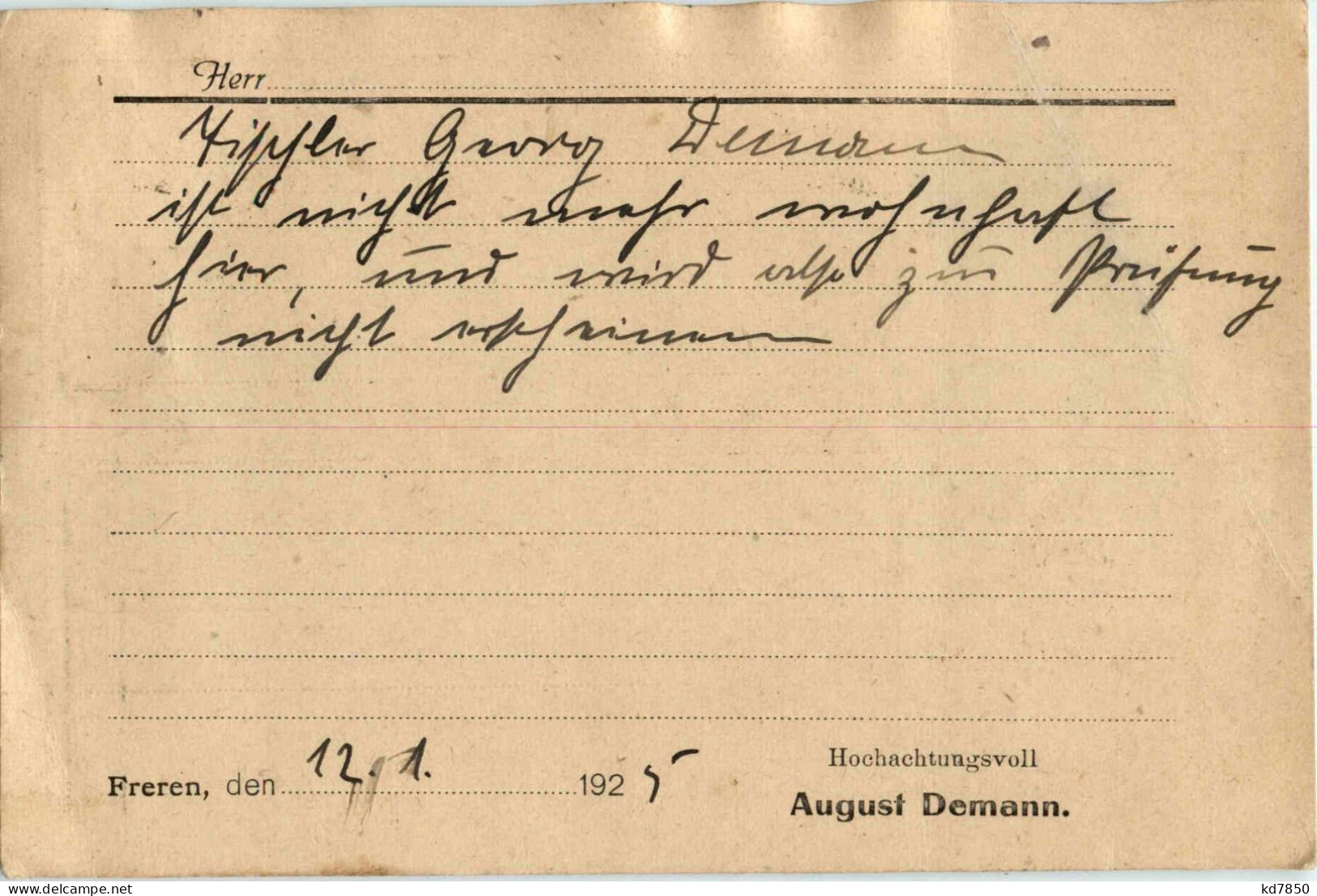 Freren - August Demann Tischlerei - Emden