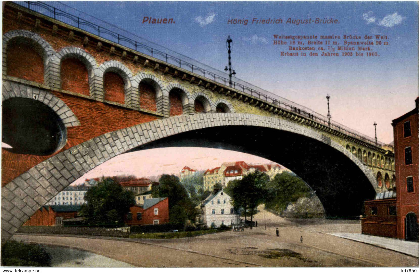 Plauen - König Friedrich August Brücke - Plauen