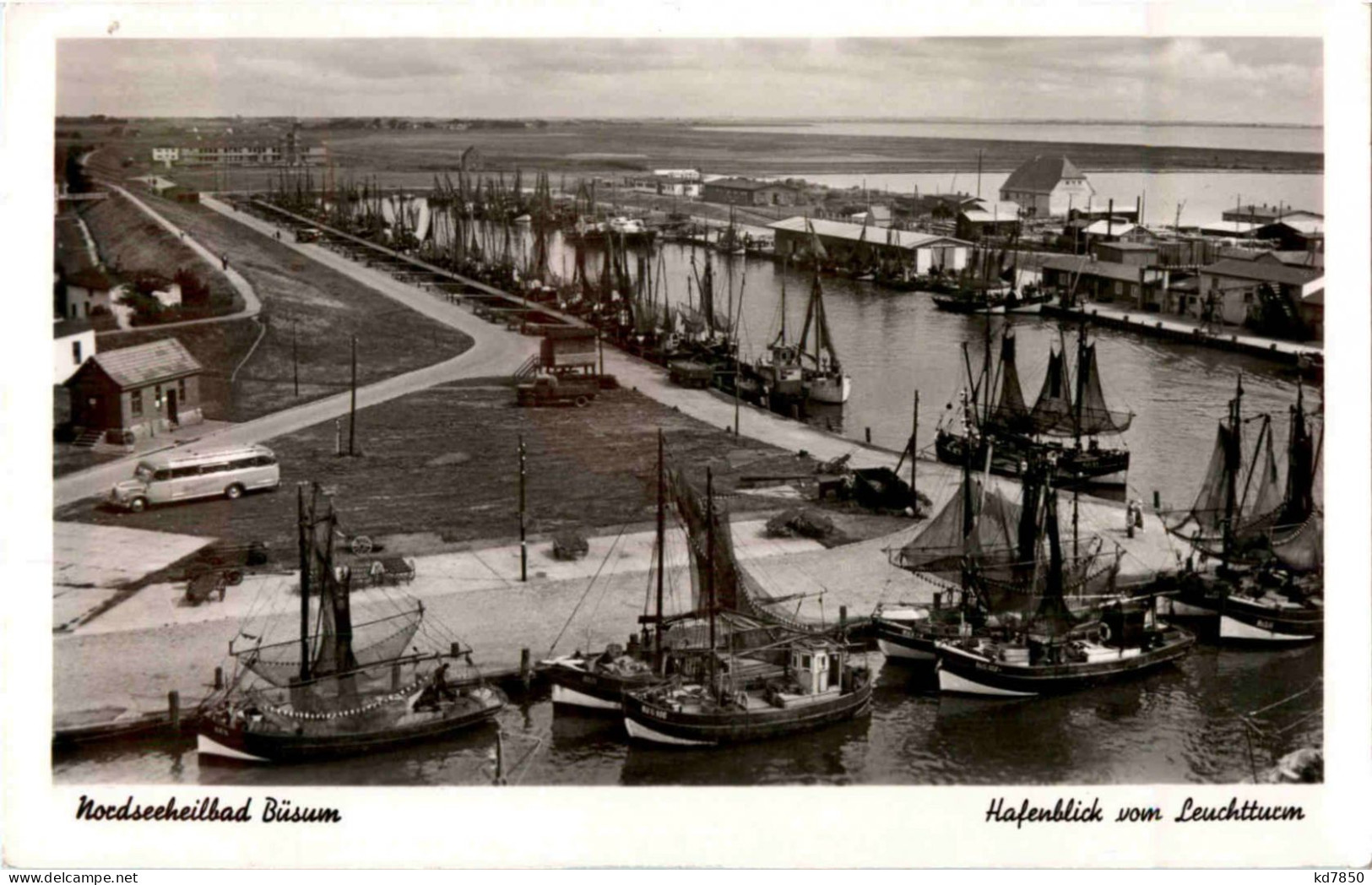 Büsum - Hafenblick Vom Leuchtturm - Buesum