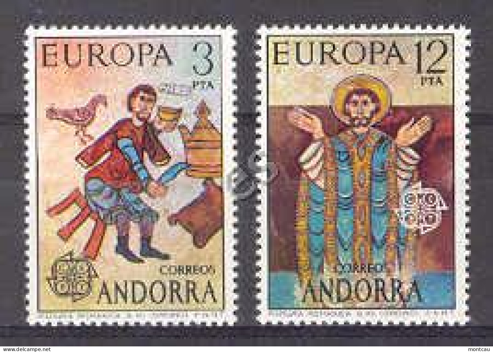 Andorra - 1975, Europa E=97-98 S=87-88 (**) - 1975