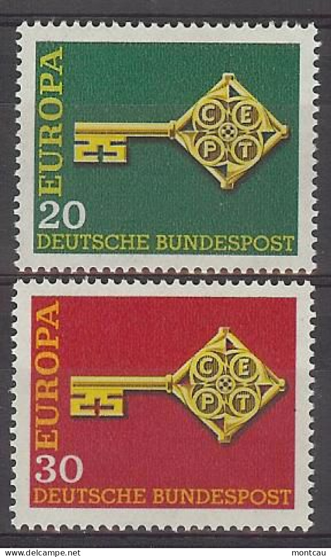 Germany 1968. Europa M=559-60 Y=423-24  (**) - 1968