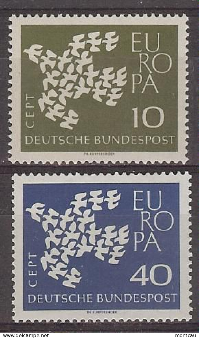 Germany 1961. Europa M=367-68 Y=237-40  (**) - 1961